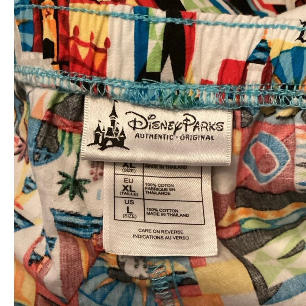 Disney Parks 2014 Mickey Mouse Disneyland DCA Pajama Pants L - Picture 6 of 6